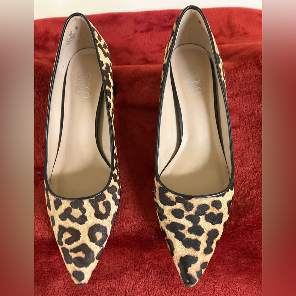 Franco Sarto Animal (haircalf) Pointy Toe Pumps